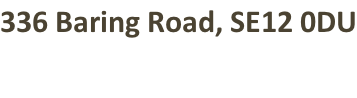 336 Baring Road, SE12 0DU